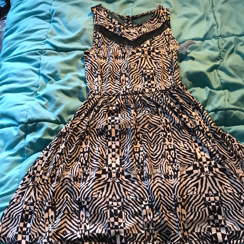Xhiliratin mixed print dress